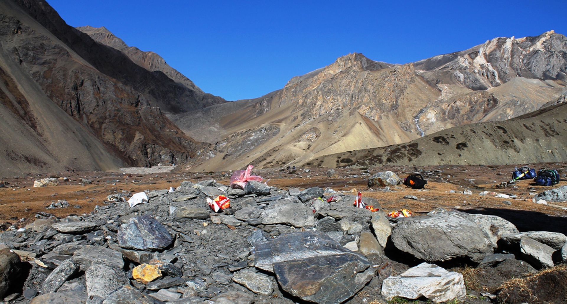 Nowhere but trash everywhere