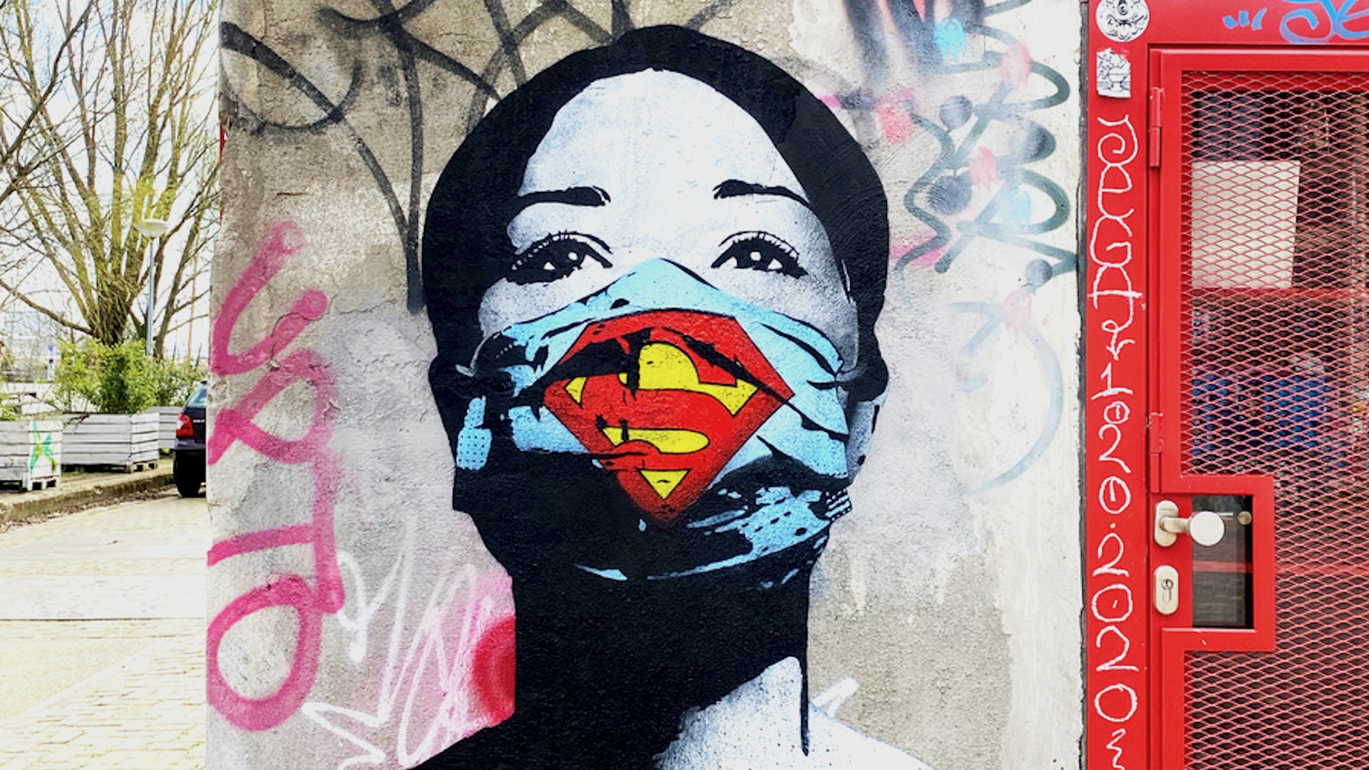 Super nurse dell'artista Fake