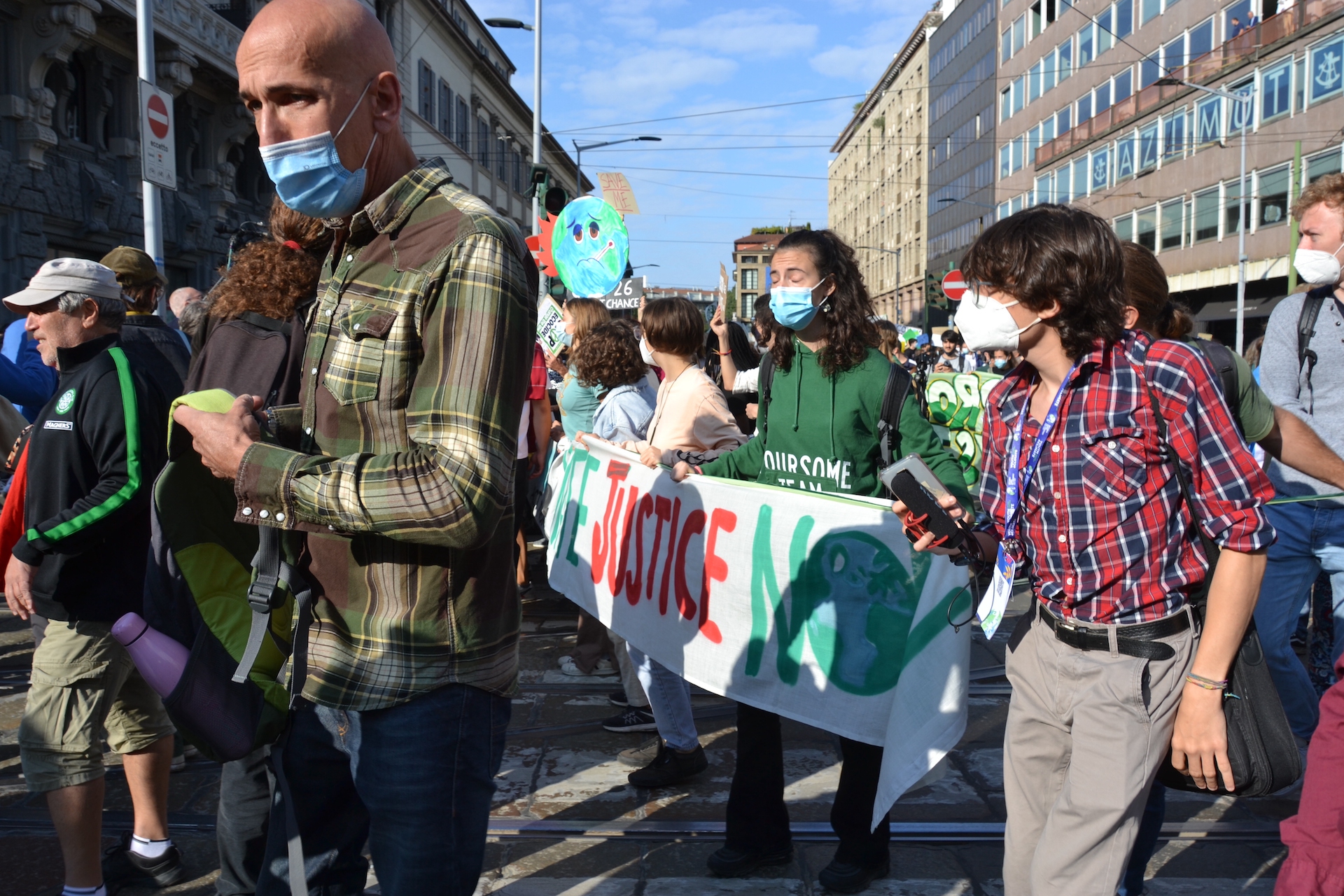 Corteo per il clima 1 ottobre Milano1