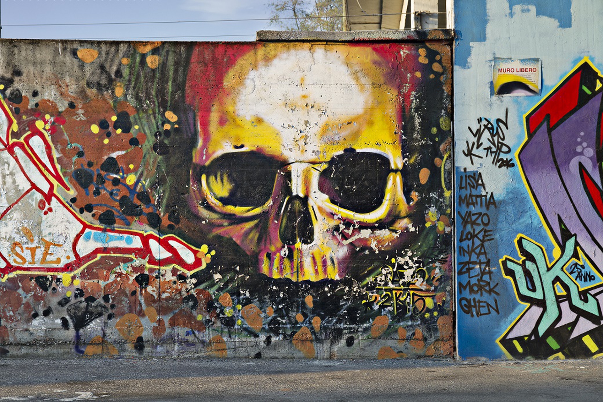 L'arte di Ratzo in via Tertulliano 101, Milano