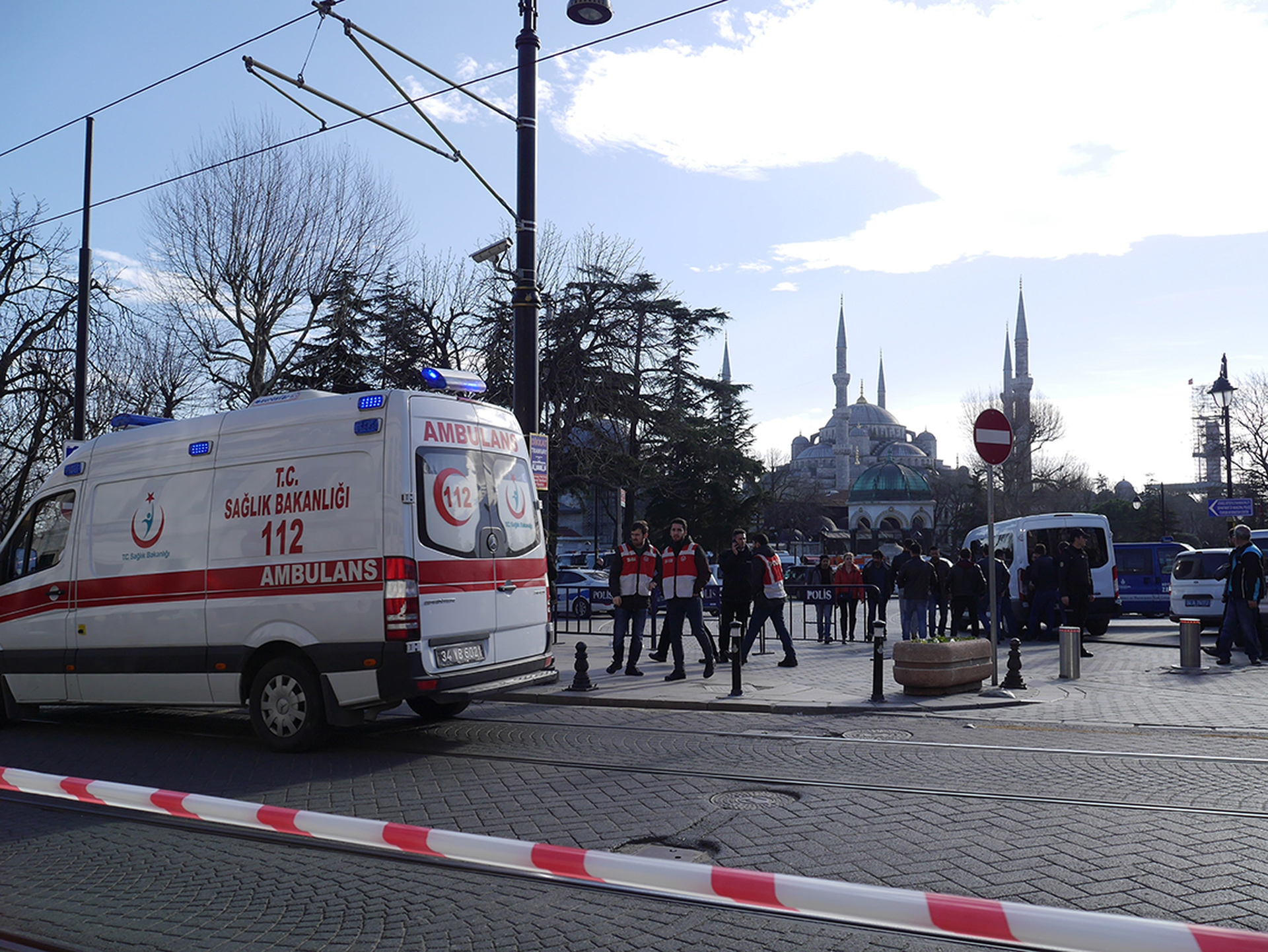 Ambulance in Sultanahmet