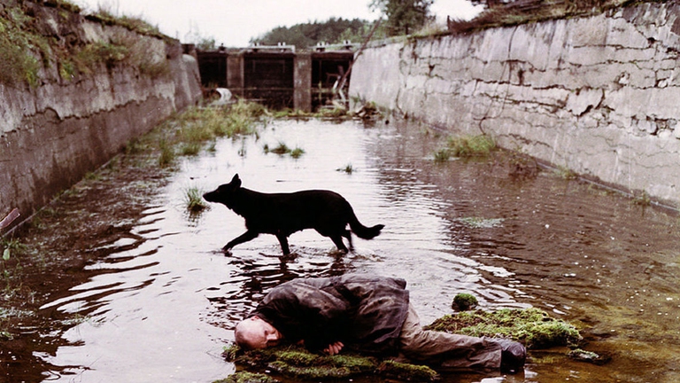 Una scena di 'Stalker', di Andrej Tartovskij
