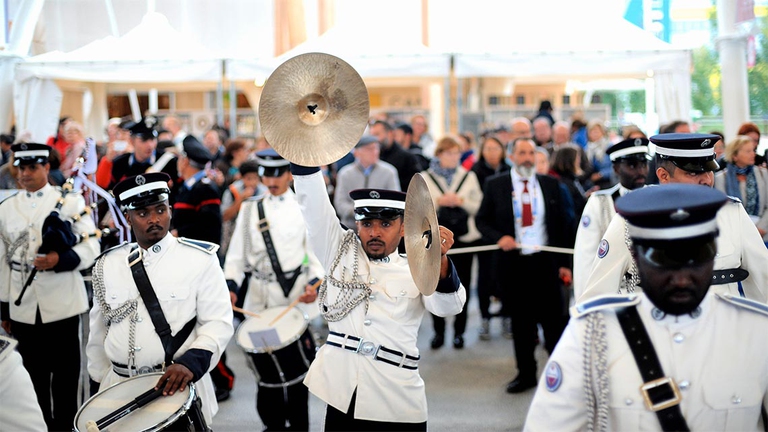 Un momento delle celebrazioni di un National Day a Expo Milano 2015. Questo è del Qatar, il 4 ottobre 2015 © Expo 2015