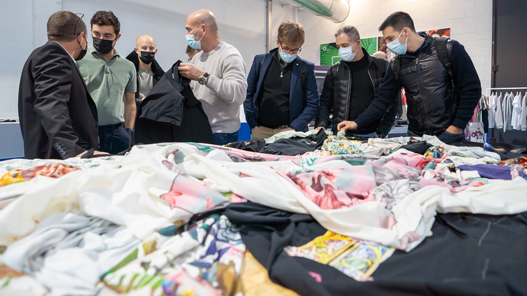 Tessuti stampati da Creazioni digitali con tecnologia Kornit digital