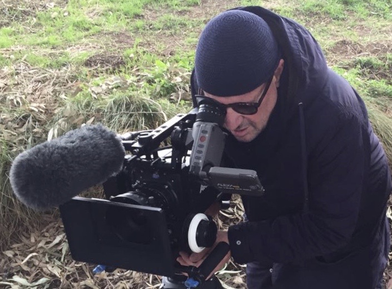 Notturno, Gianfranco Rosi durante le riprese