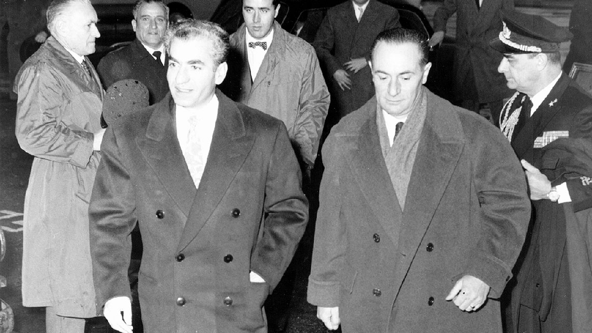 Scià Persia con Enrico Mattei