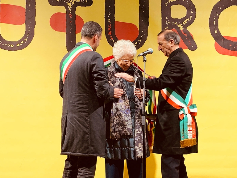 sindaci a Milano per Liliana Segre