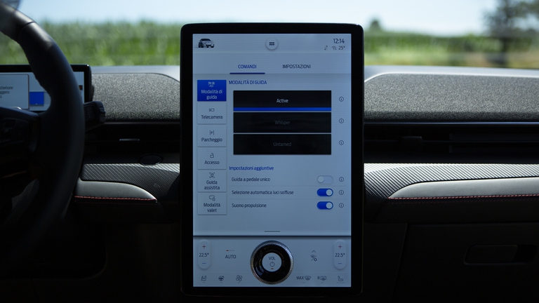 display modalità di guida Mach-E