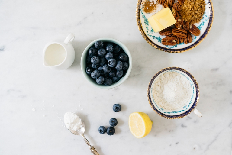 Galletta noci pecan mirtilli