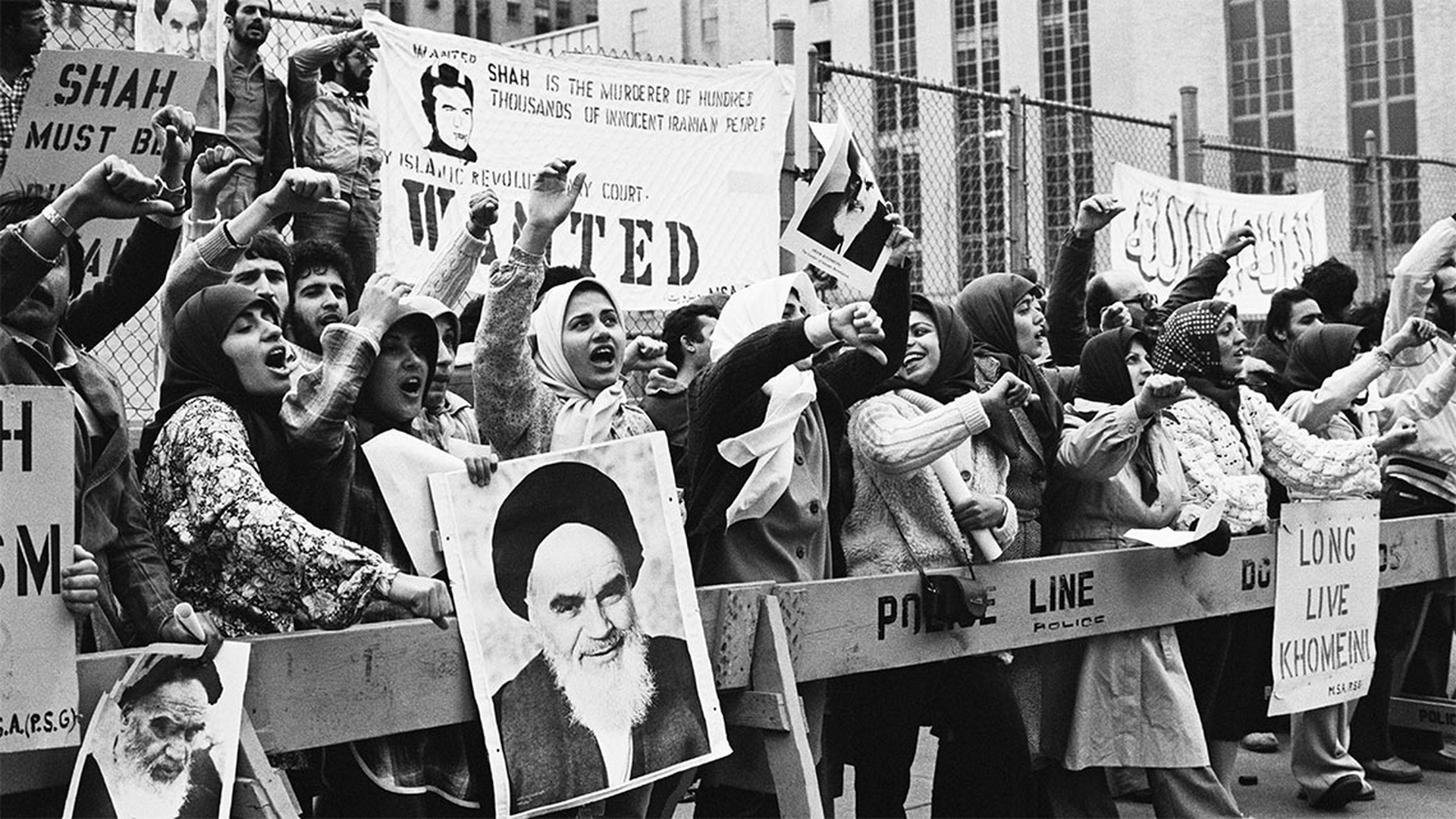 Scià Iran protesta