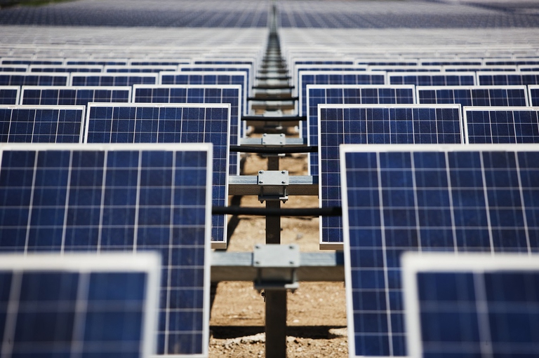 Parco solare negli Stati Uniti