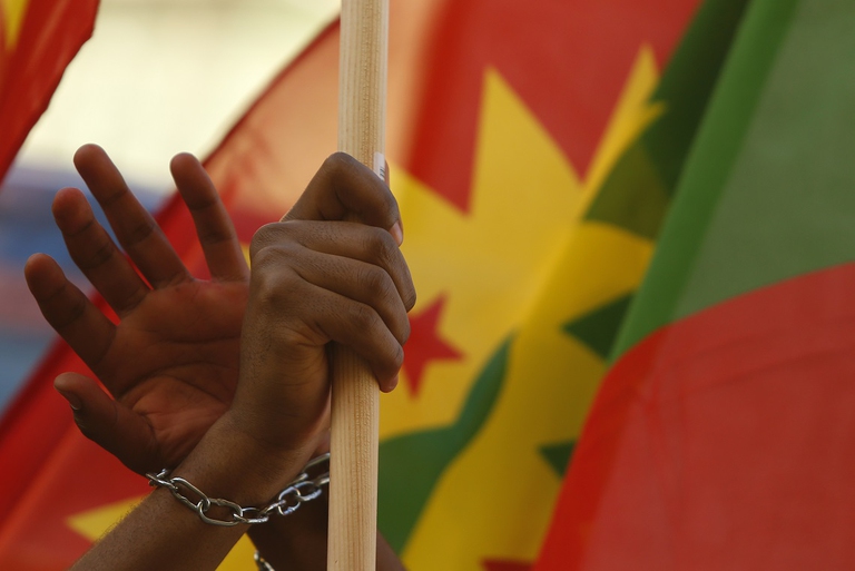 Protest against ethiopian government