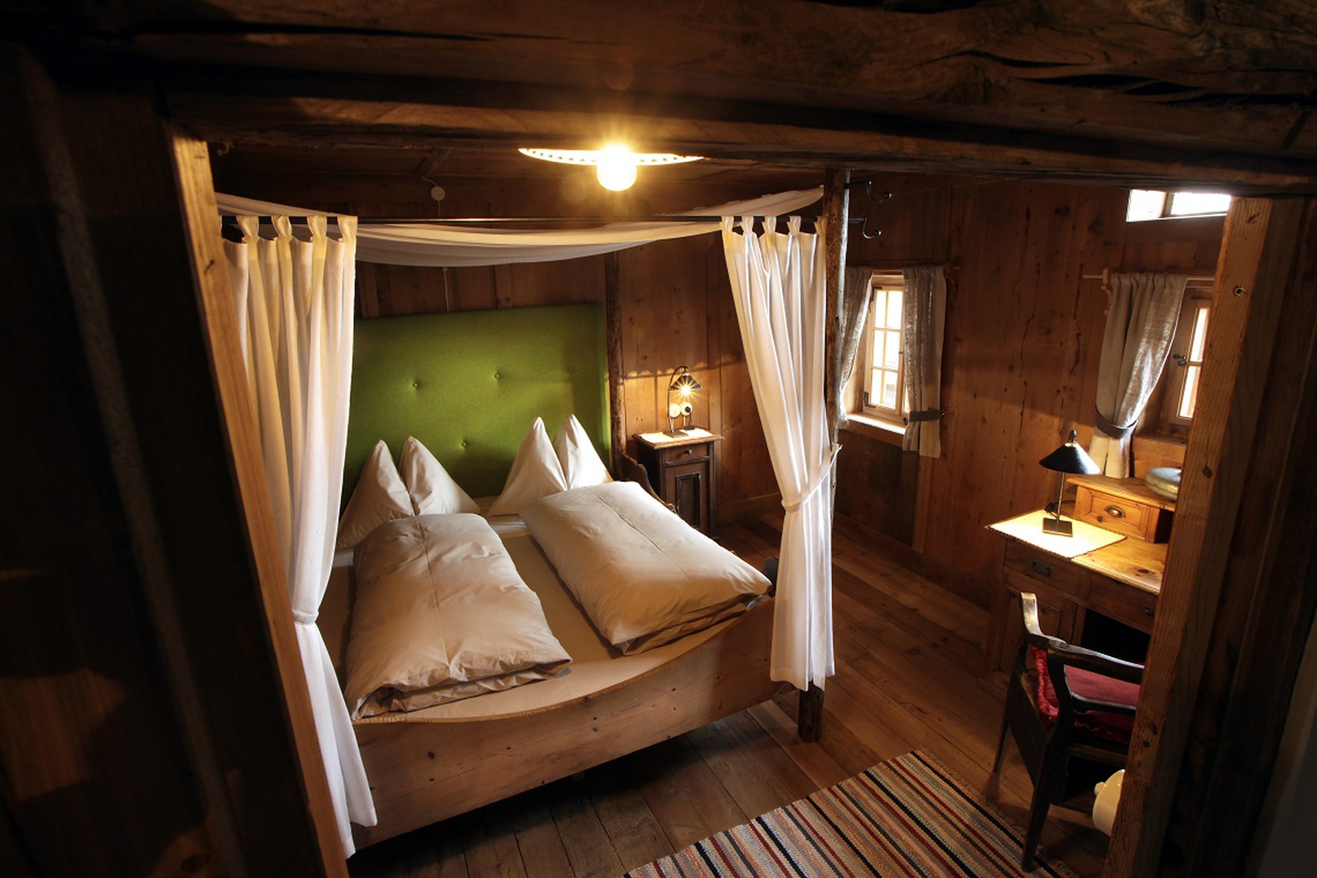 Interno della casa su albero del CaravanParkSexten in Alto Adige - www.bimboinviaggio.it