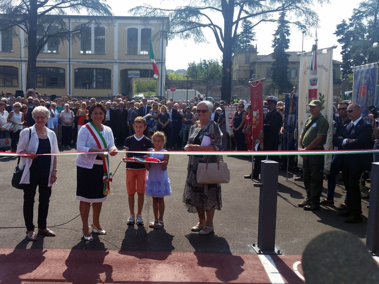 L'inaugurazione del parco Eternot