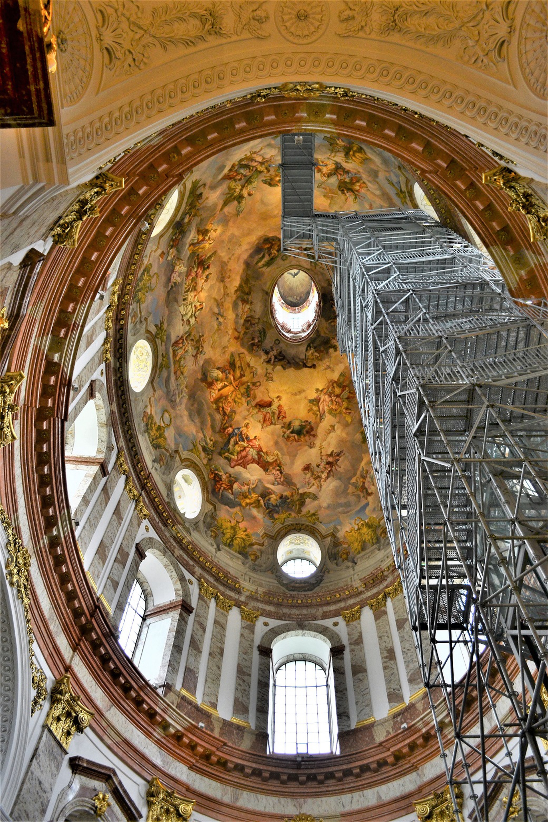 The Karlskirche is dedicated to St. Karl Borromäus