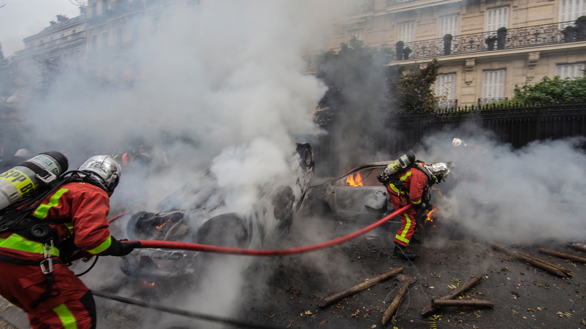Gilet gialli a Parigi