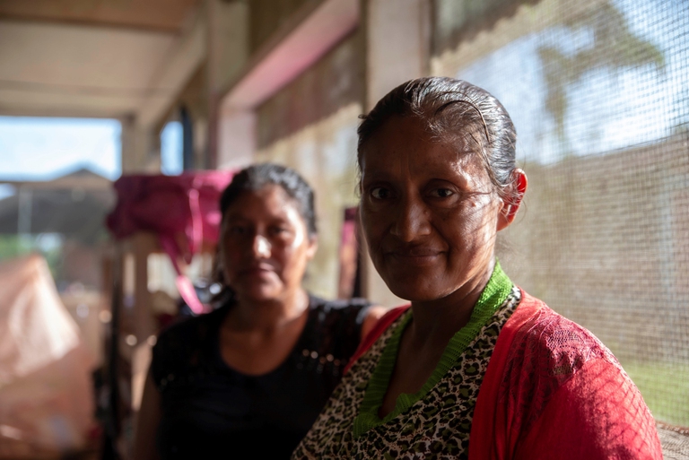 Yuqui women in the Bolivian Amazon. 