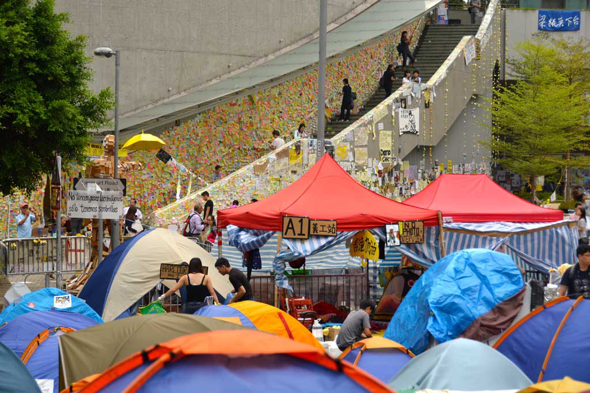 Umbrella revolution, le proteste di Hong Kong un mese dopo