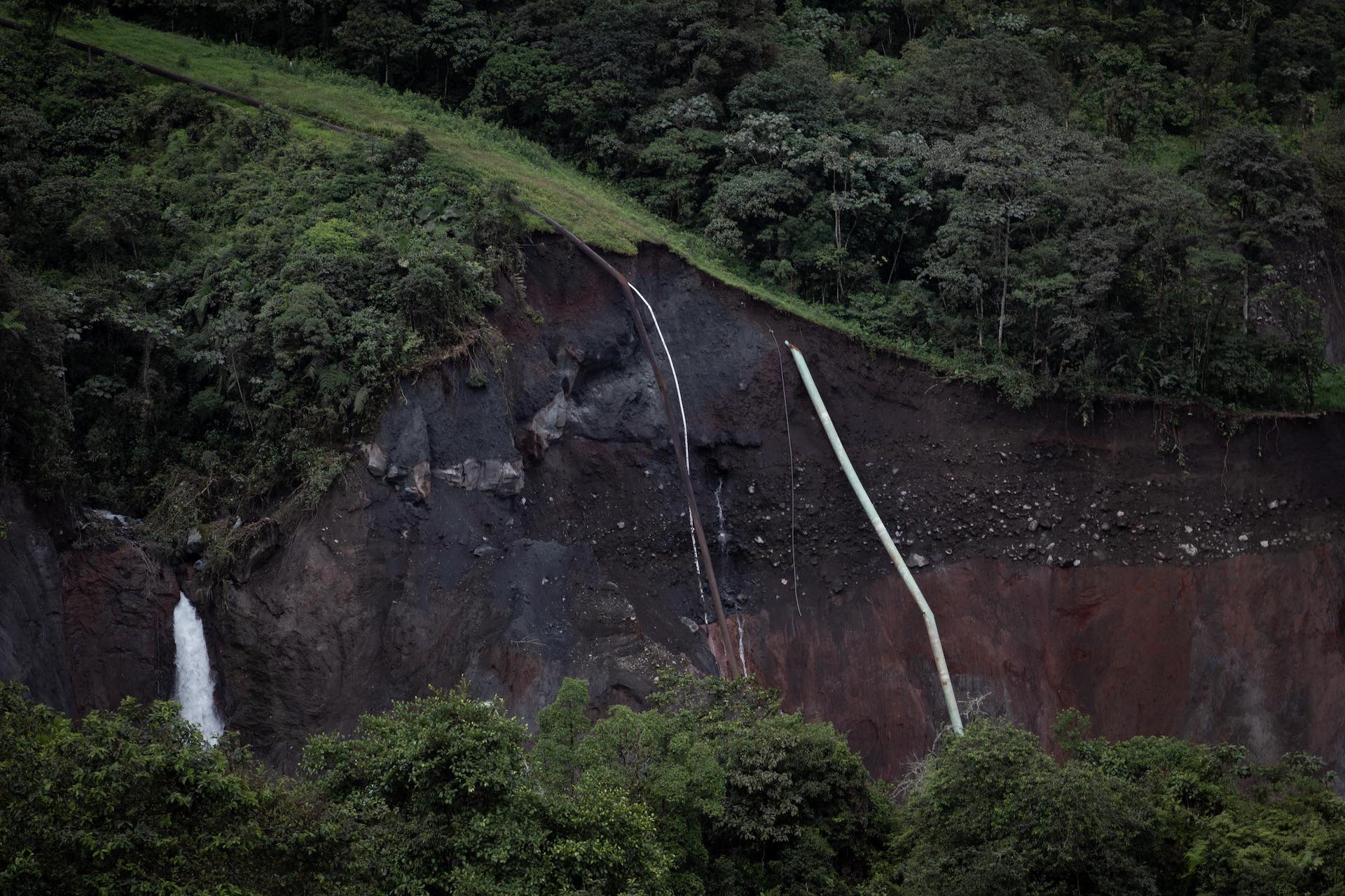 Coca River oil spill