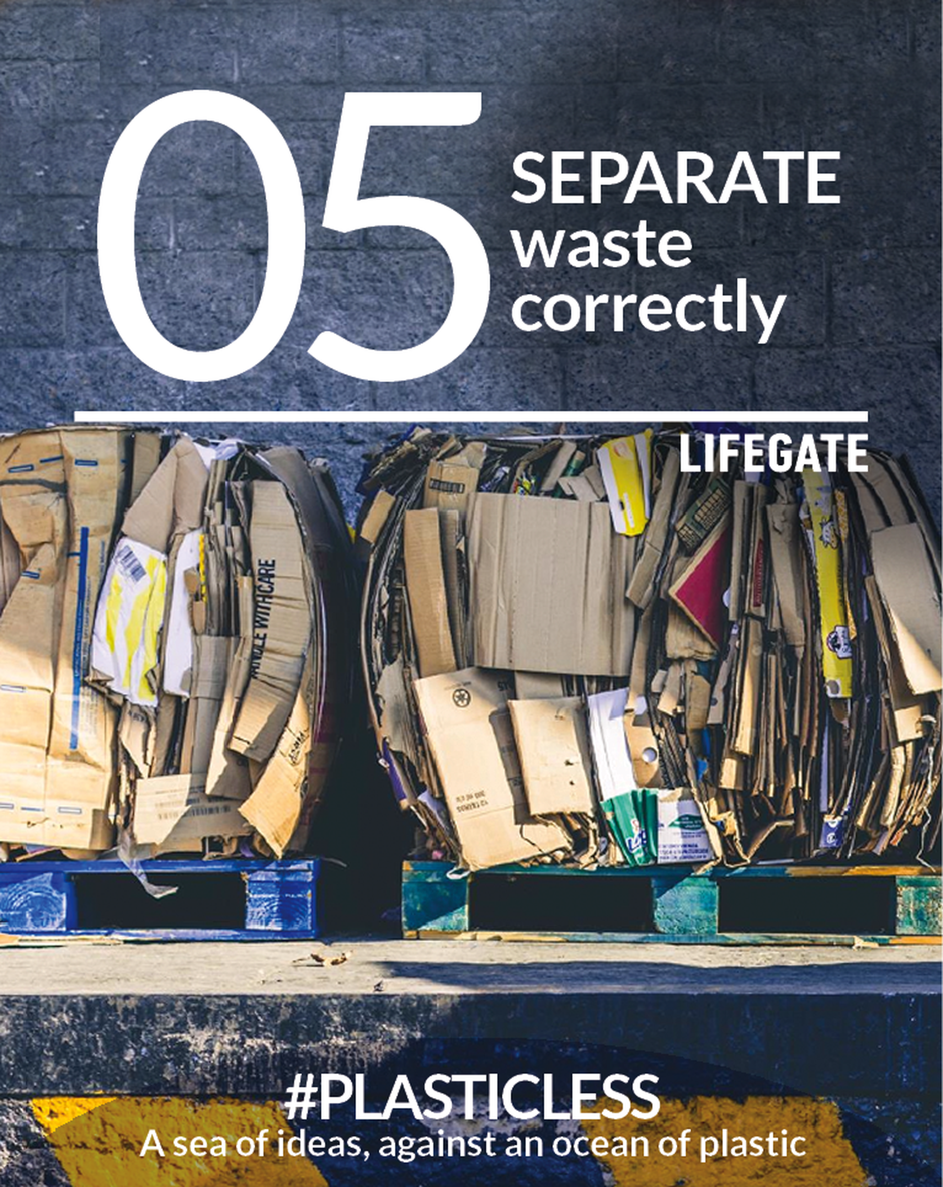 Separate waste correctly: good practices to prevent plastic pollution