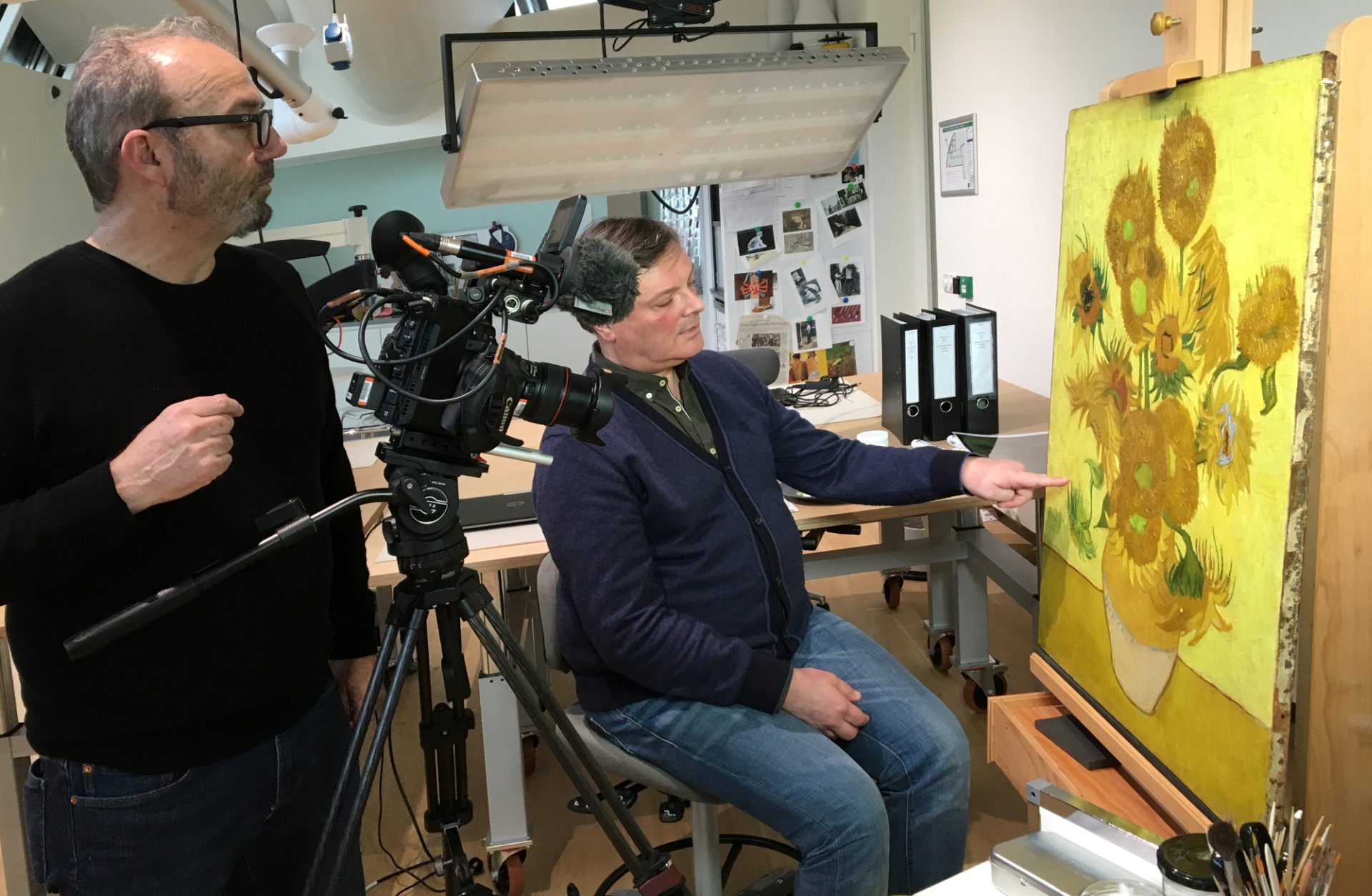 Il regista David Bickerstaff