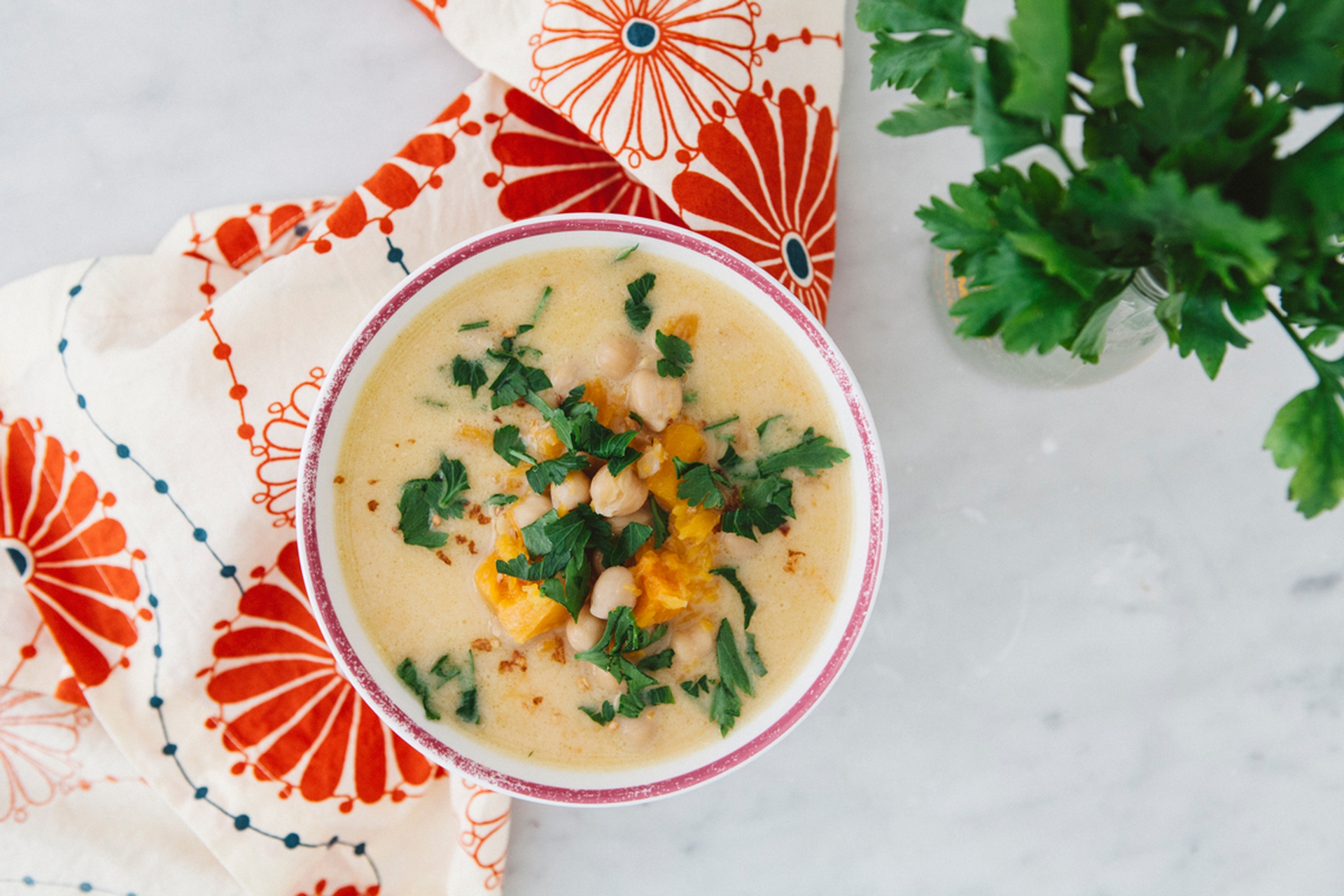 Curry di zucca e ceci