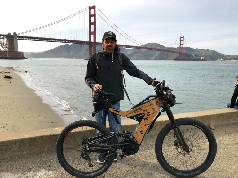 ebike ermes echane viaggio coast to coast usa