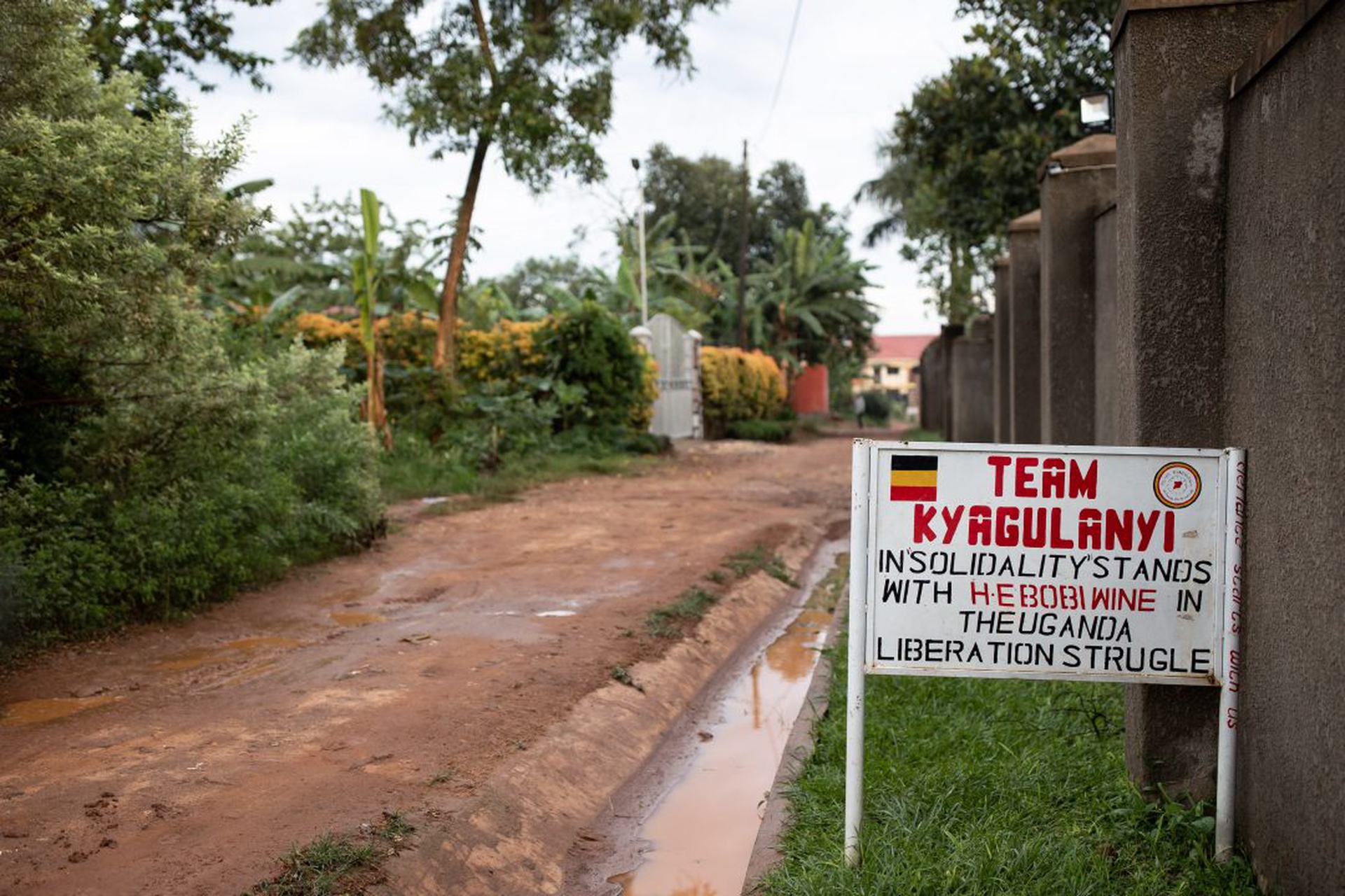 La campagna elettorale in Uganda del candidato Bobi Wine