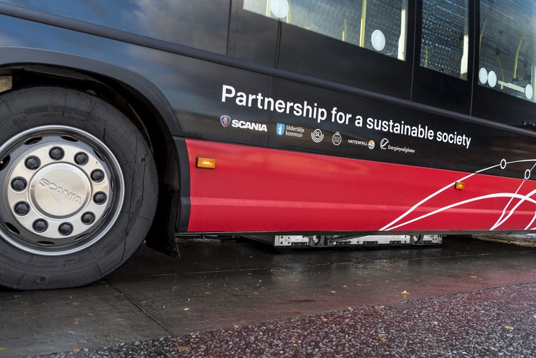 ricarica wireless autobus