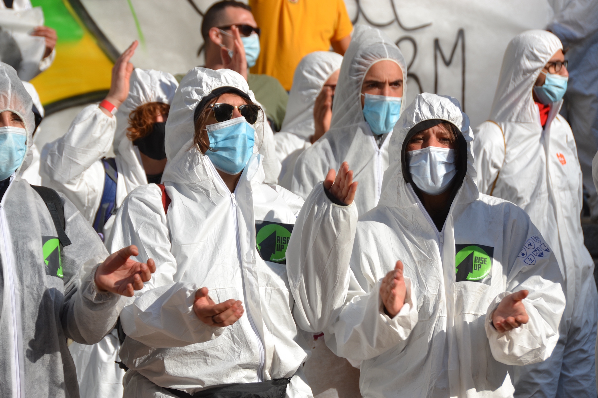 Il corteo per il clima a Milano il 1 ottobre1
