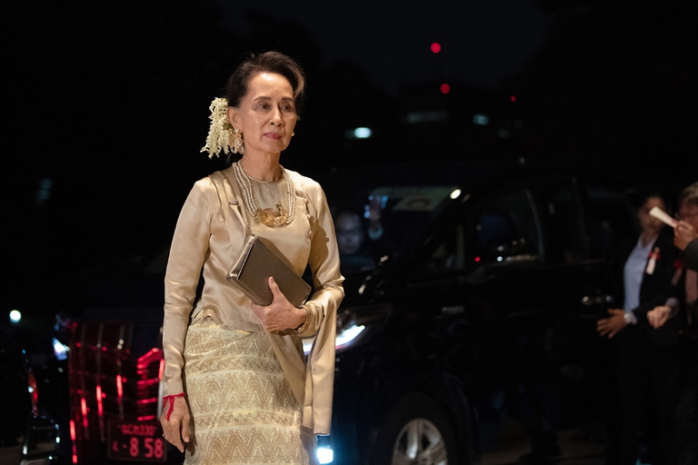 Aung San Suu Kyi , Tokyo, 22 ottobre 2019 