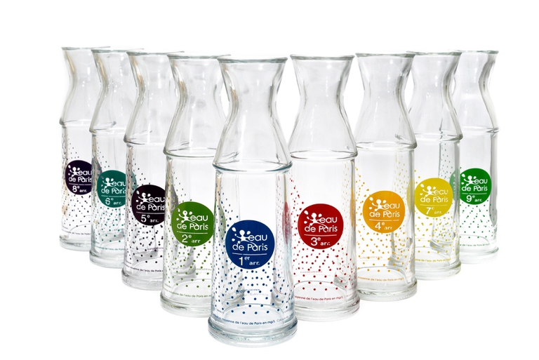 Parigi bottiglia acqua Charpin