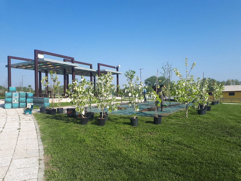 Dove un tempo sorgeva Eternit, la più grande fabbrica di cemento-amianto d’Europa, nel 2016 è stato inaugurato il Parco Eternot