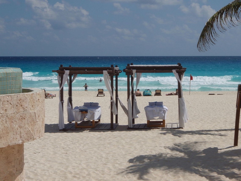 Cancun spiaggia