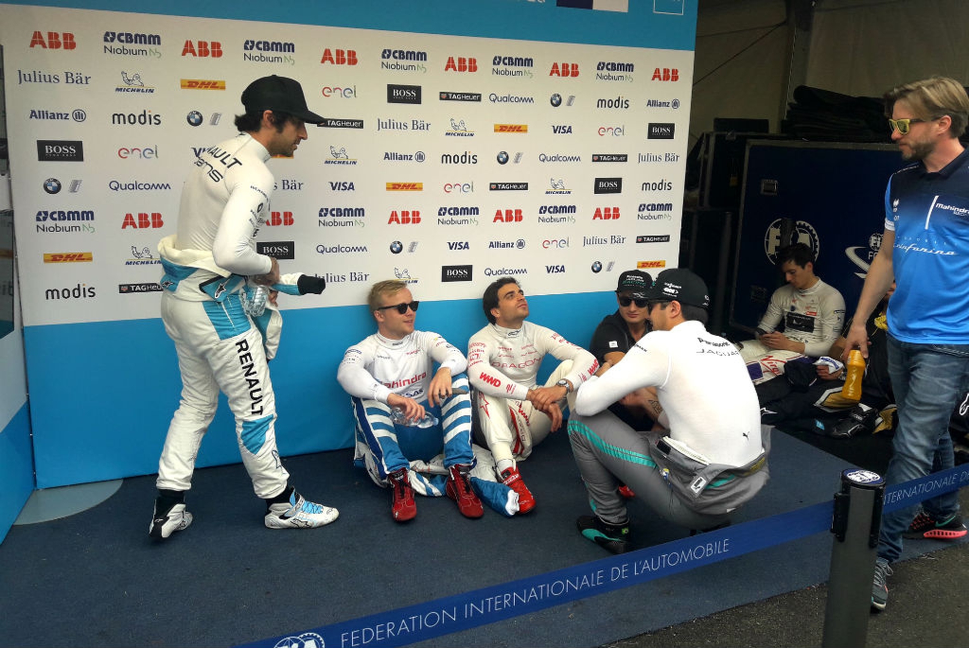 Piloti poco prima della gara