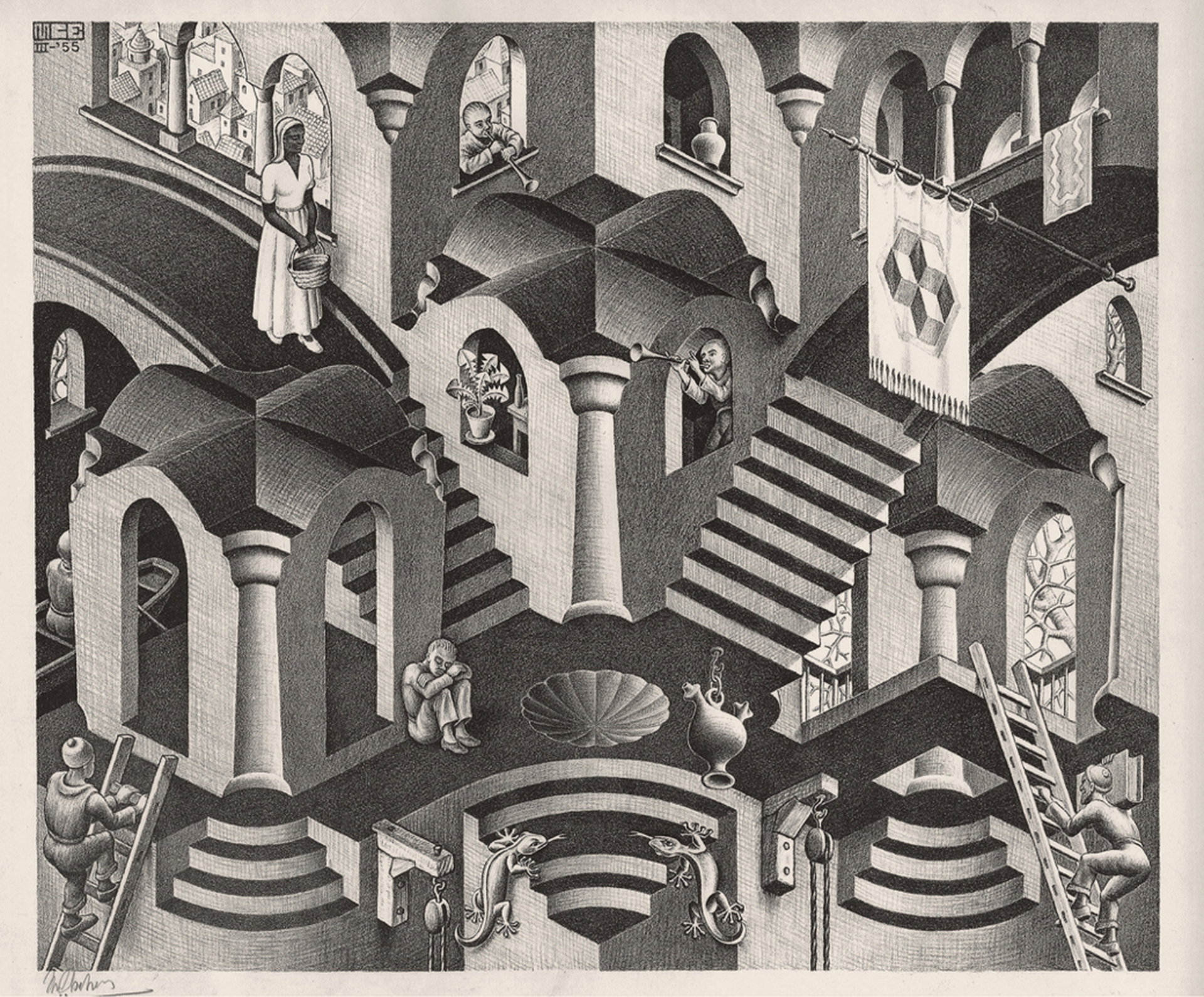 La mostra di Escher è già in corso a Napoli