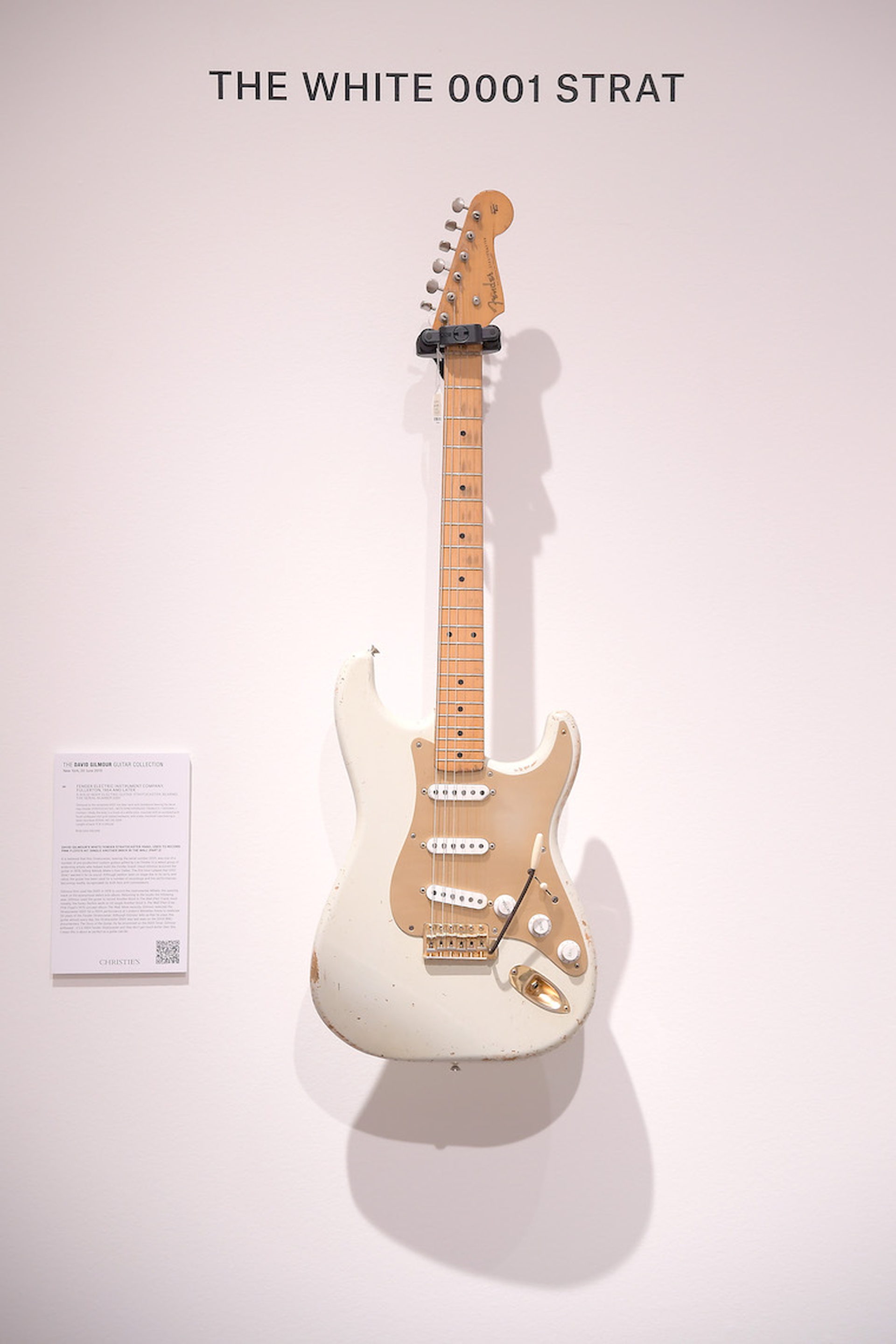 The White 0001 Strat di David Gilmour