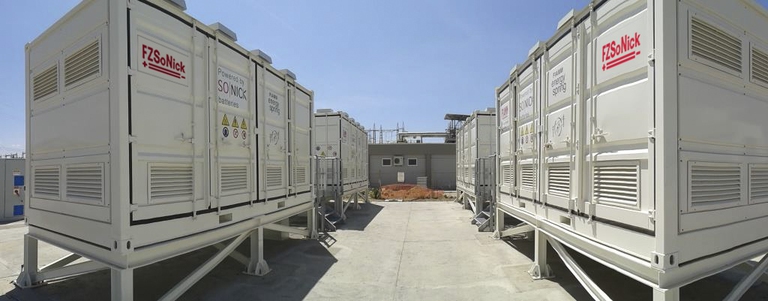 Sistema di accumulo istallato a Tilos