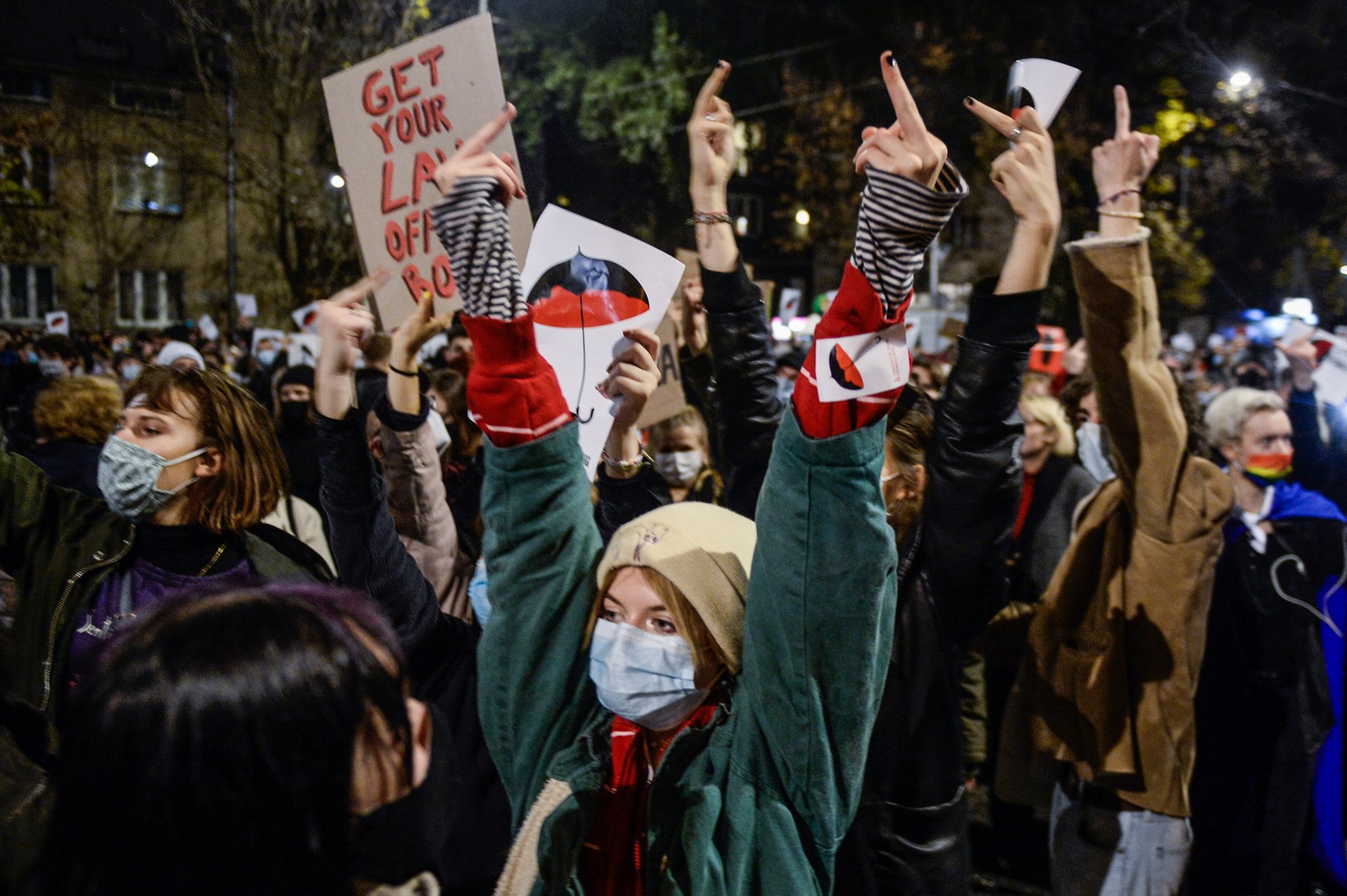 Le proteste in Polonia contro la legge sull'aborto