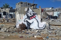 Banksy ha fatto un giro a Gaza