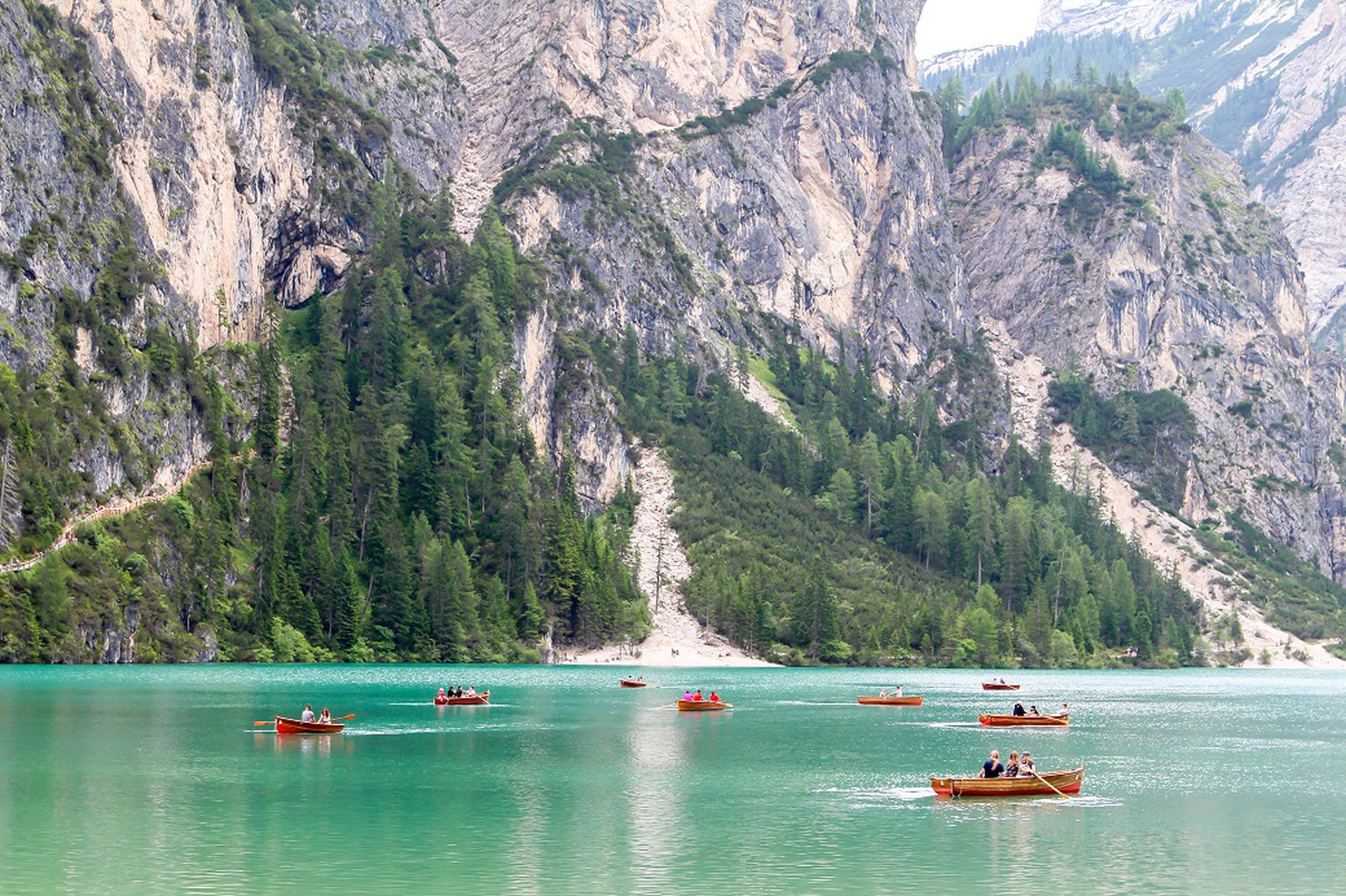 Il lago di Braies è in Trentino Alto Adige