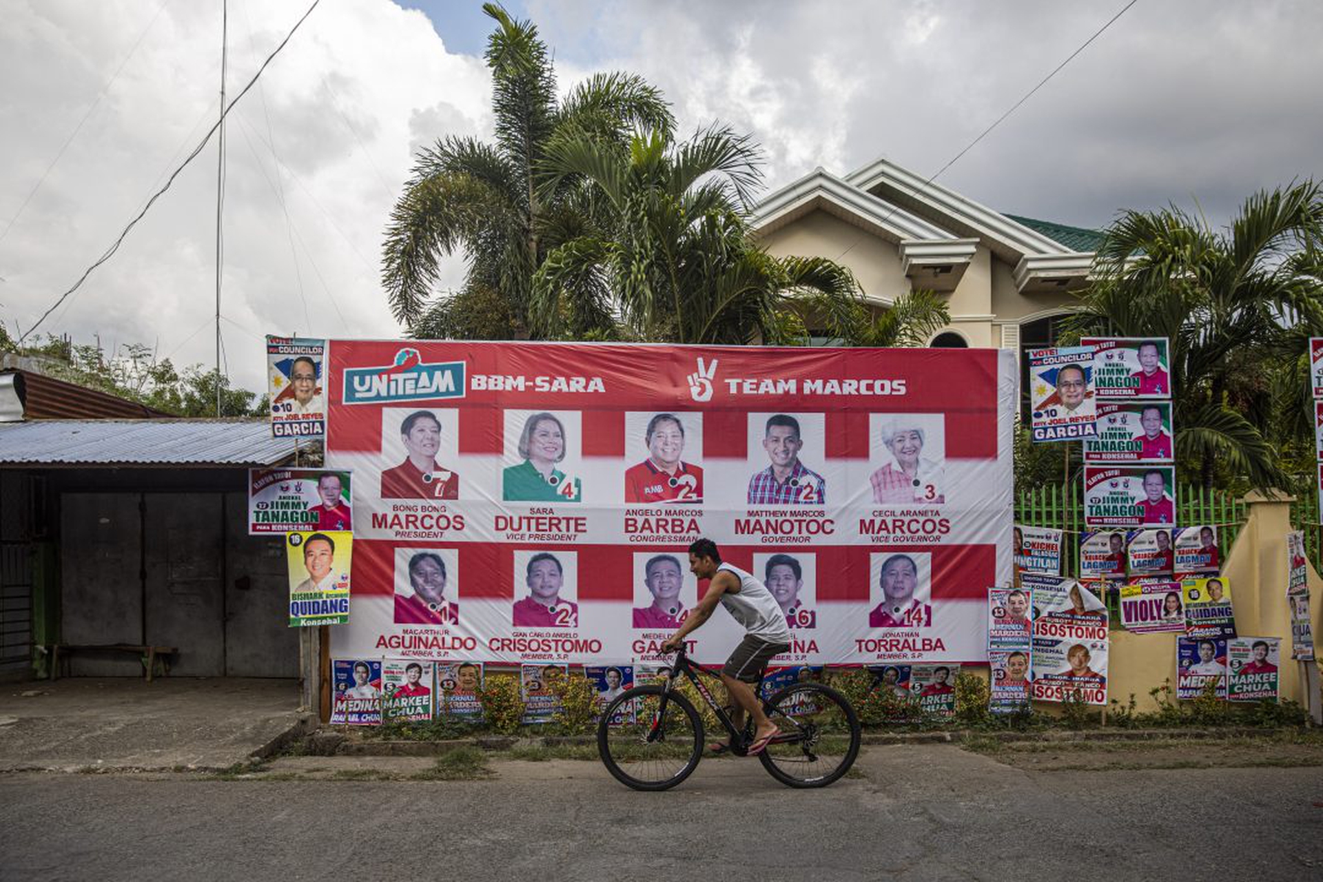 Marcos Supporters And Election Officials Prepare For Voting Day