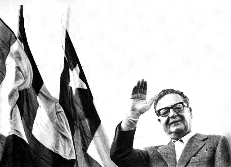 Salvador Allende è stato presidente del Cile dal 1970 al 1973