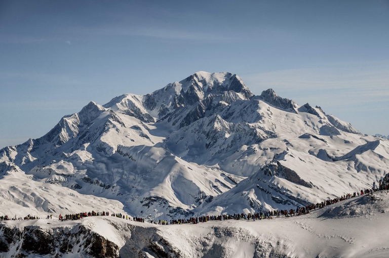 La cima del Monte Bianco