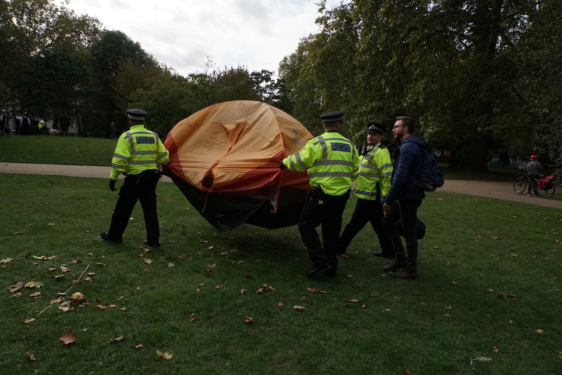 La ribellione internazionale di Extinction Rebellion a Londra