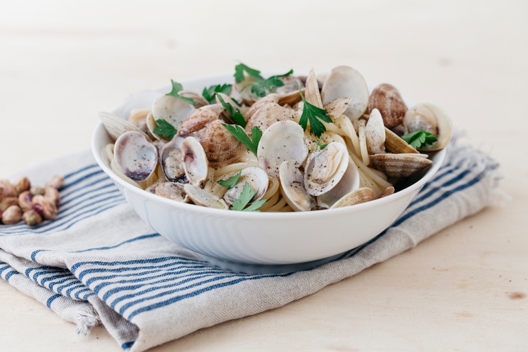 spaghetti con le vongole