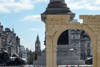L’arco di Palmira ricostruito a Trafalgar Square