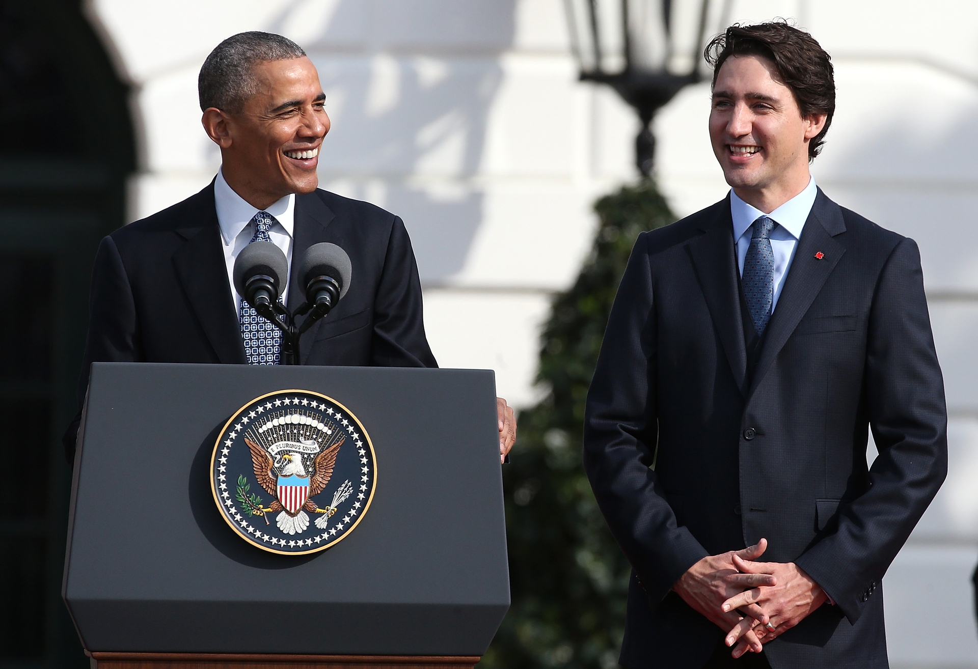 L'incontro tra Trudeau e Obama
