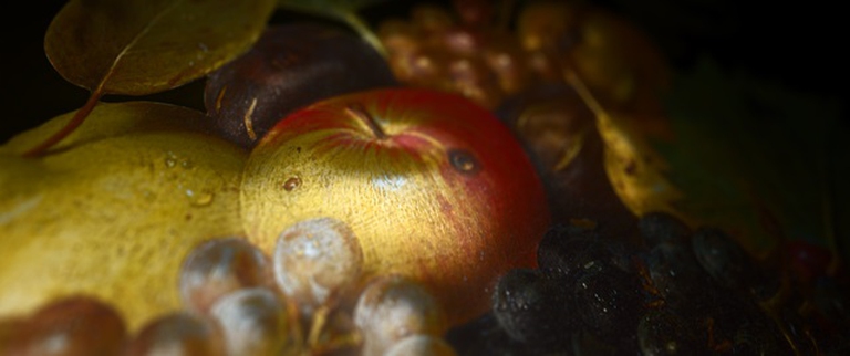 Caravaggio Canestra di frutta film