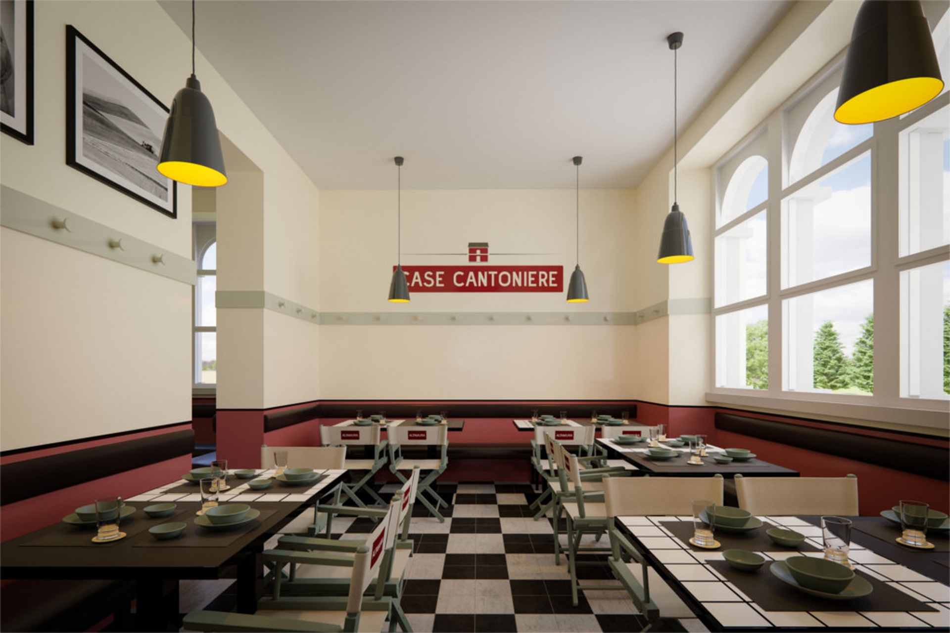 Ristorante in casa cantoniera modello Altamura